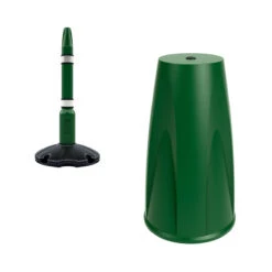Skipper™ Safety Barriers Post Cap -XL Displays Skipper Safety Barriers Post Cap Green With Post