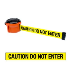Skipper™ XS Retractable Safety Barrier -XL Displays Skipper XS Retractable Safety Barrier Black And Yellow Caution Do Not Enter Tape