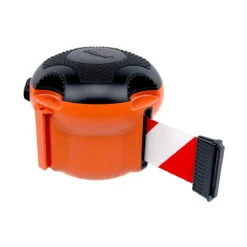 Skipper™ XS Retractable Safety Barrier -XL Displays Skipper XS Retractable Safety Barrier Red And White Tape