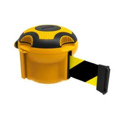 Skipper™ XS Retractable Safety Barrier -XL Displays Skipper XS Retractable Safety Barrier Yellow Unit Black And Yellow Tape