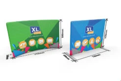 Desktop Fabric Display Pop Up Replacement Graphics -XL Displays Tabletop Fabric Display PopUps dims