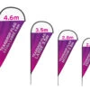 Teardrop Flags And Pole Only -XL Displays Teardrop FlagsJA 87804 zoom