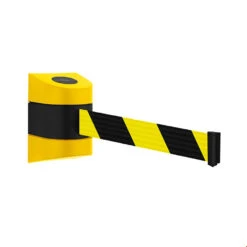 Tensa Maxi Wall Retracting Belt Barrier -XL Displays Tensa Maxi Wall Retracting Belt Barrier Yellow Case Yellow Black Chevron Webbing
