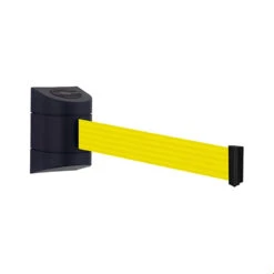 Tensa Midi Wall Mounted Belt Barrier -XL Displays Tensa Midi Wall Mounted Belt Barrier Black Case Yellow Webbing