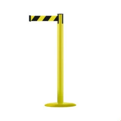 Tensabarrier® Advance Retractable Barrier Tape -XL Displays Tensabarrier Advance Retractable Barrier Tape Yellow Post Yellow Black Chevron Webbing