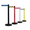 Tensabarrier® Popular Stanchion Barrier -XL Displays Tensabarrier Popular Stanchion Barrier All Post Colours Mixed Webbing