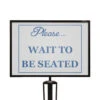 Tensabarrier® Retractable Queue Barrier Sign Holder -XL Displays Tensabarrier Retractable Queue Barrier Sign Holder A3 Landscape Black With Poster