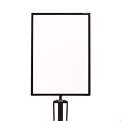 Tensabarrier® Retractable Queue Barrier Sign Holder -XL Displays Tensabarrier Retractable Queue Barrier Sign Holder A3 Portrait Black