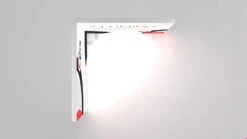 ILLUMiGO Lightbox Displays 2x2 L-Shape Corner -XL Displays Top View Of IllumiGo 2x2m LED Backlit Exhibition Stand