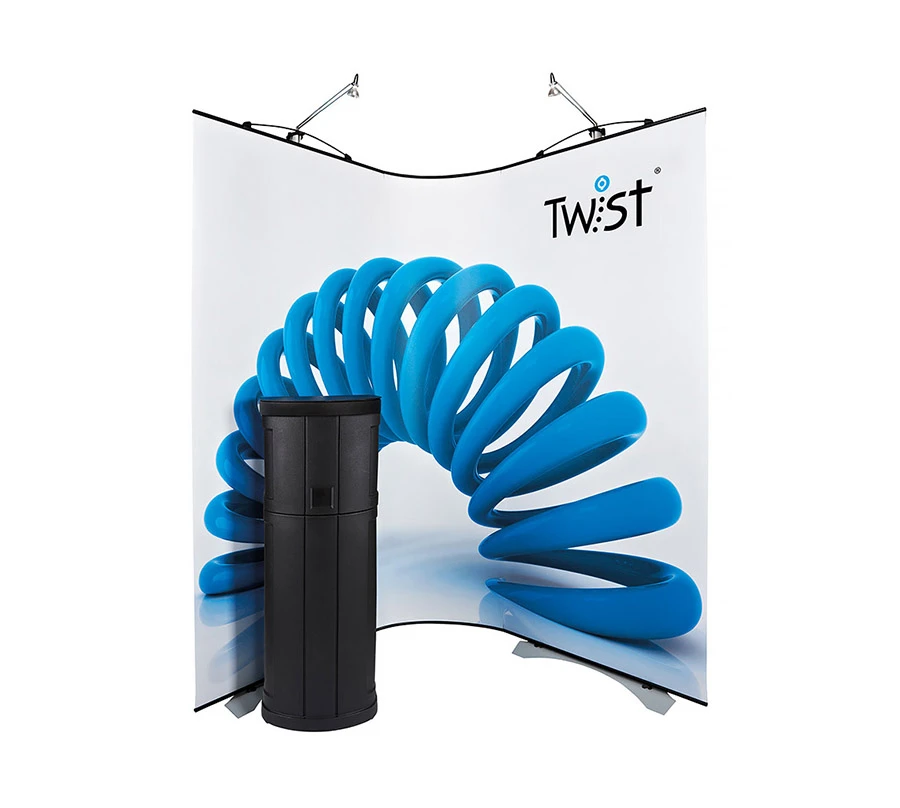 Twist 3 Panel Flexible Display Stand 3 Twist 3 Panel Flexible Display Stand