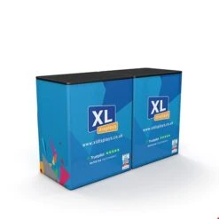 Formulate Magnetic Tension Fabric Counter -XL Displays Two Formulate Tension Fabric Counter Magnetically Joined