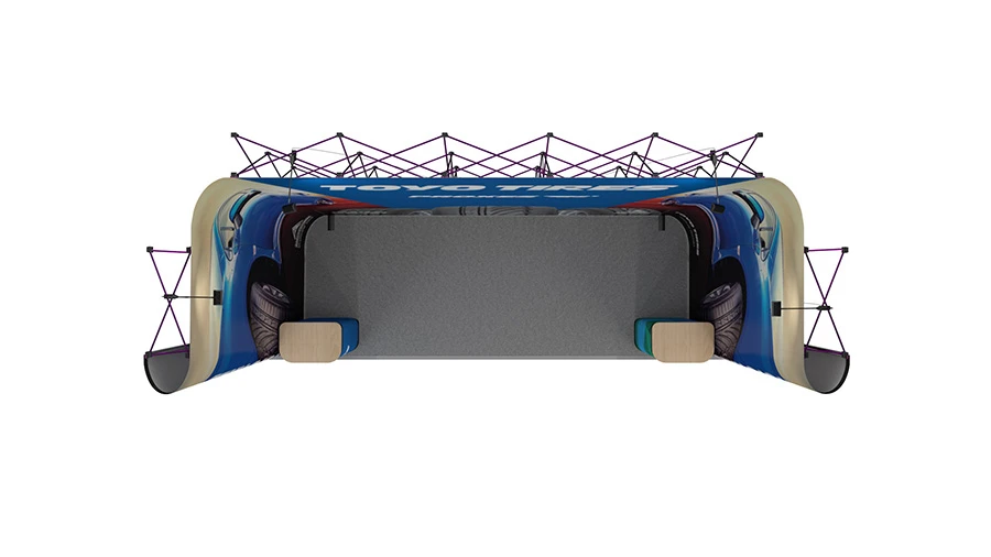 5m X 2m U-Shaped XL Jumbo Pop Up Backwall Exhibition Stand 4 5m X 2m U-Shaped XL Jumbo Pop Up Backwall Exhibition Stand - Image 3
