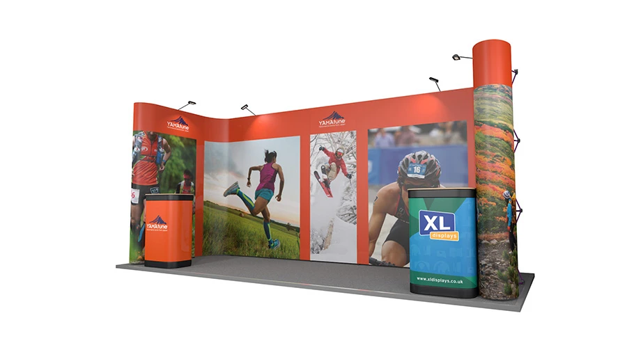 5m X 2m U-Shaped Pop Up Exhibition Stand Backwall 4 5m X 2m U-Shaped Pop Up Exhibition Stand Backwall - Image 2