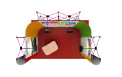 U-Shaped Pop Up Stand 2m X 3m -XL Displays U Shaped Pop Up Stand 2x3 Plan View 85844 zoom