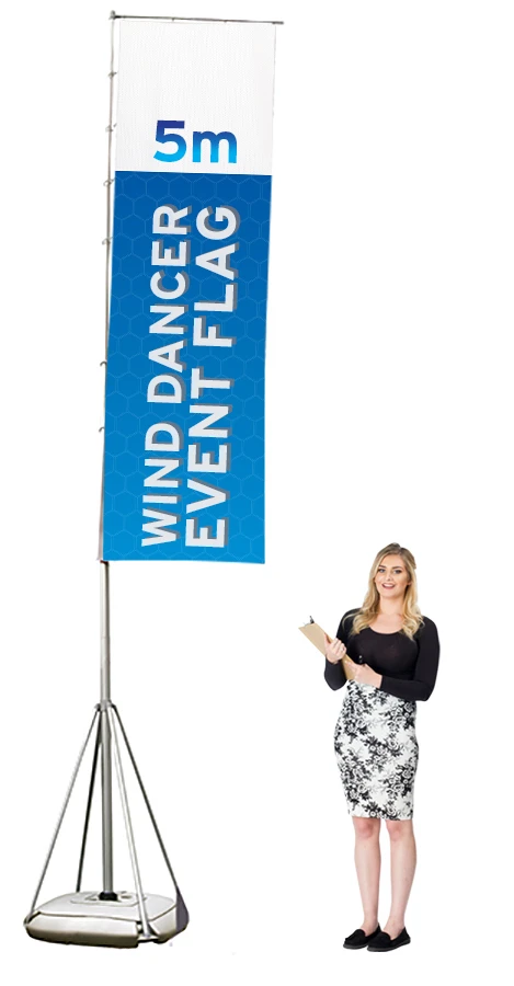Wind Dancer Freestanding Outdoor Flag Banner 2 Wind Dancer Freestanding Outdoor Flag Banner