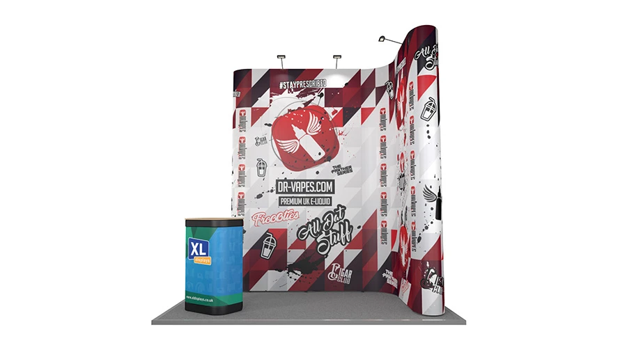 3m X 2m XL Jumbo Pop Up L-Shaped Exhibition Stand 6 3m X 2m XL Jumbo Pop Up L-Shaped Exhibition Stand - Image 4
