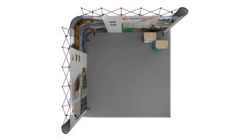 5m X 5m XL Jumbo Pop Up Backwall Exhibition Stand -XL Displays XL20Jumbo205m20x205m20Linked20Pop20Up20Exhibition20Stand