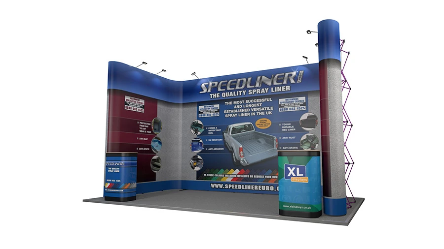 5m X 3m U-Shaped XL Jumbo Pop Up Exhibition Stand 4 5m X 3m U-Shaped XL Jumbo Pop Up Exhibition Stand - Image 2