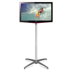 3x4 Pop Up Exhibition Stand With TV Stand -XL Displays XL 60 Free Standing TV Stand Single Pole