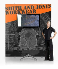 XL 60 Free Standing TV Stand -XL Displays XL 60 Free Standing TV Stand in Use 22597 zoom