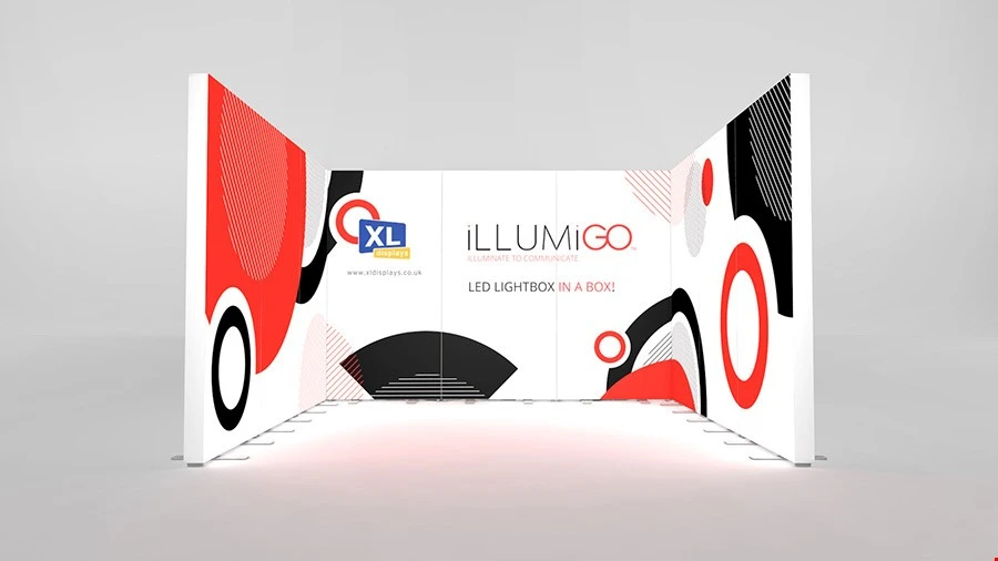ILLUMiGO Lightbox Exhibition Stand 3x3 Booth 4 ILLUMiGO Lightbox Exhibition Stand 3x3 Booth - Image 2