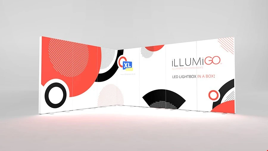 ILLUMiGO Lightbox Displays 3x4 Corner 4 ILLUMiGO Lightbox Displays 3x4 Corner - Image 2