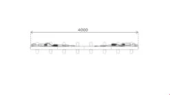 ILLUMiGO Portable Lightbox Displays 4m Backdrop -XL Displays illumiGO Backlit Fabric Display Backwall 4m Wide